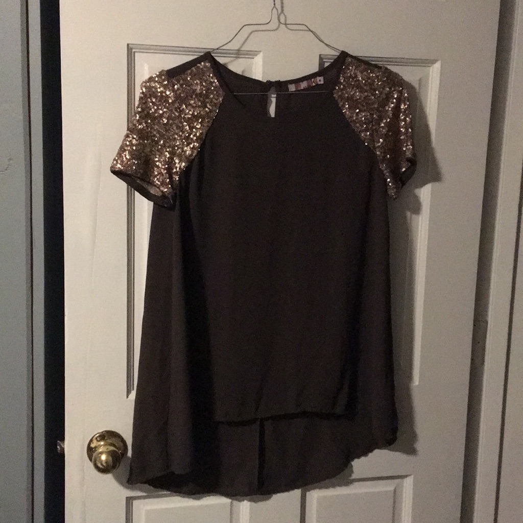 Cute Sequin Blouse